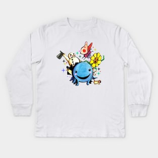 Oswald the Octopus Kids Long Sleeve T-Shirt